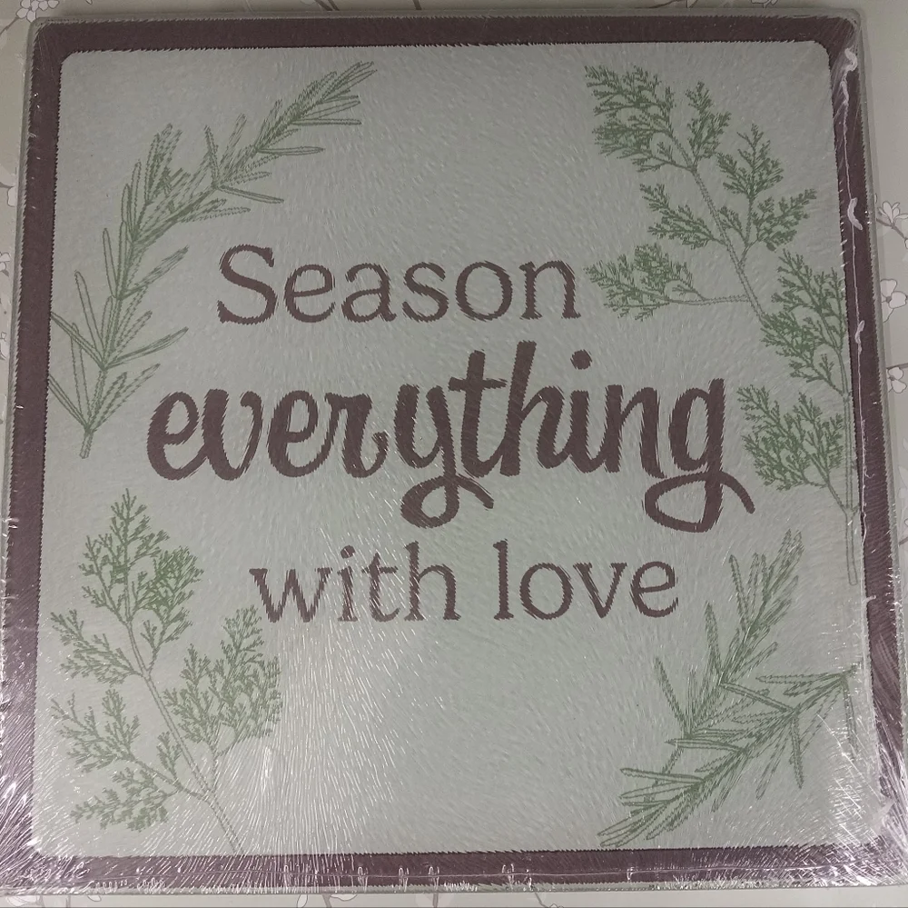 Charming Kitchen Mat with Inspirational Quote